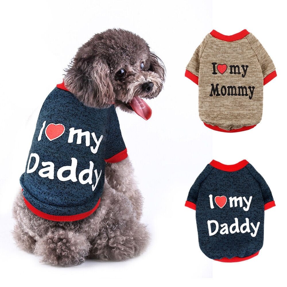 I love My Daddy Sweater Clothes Blue New